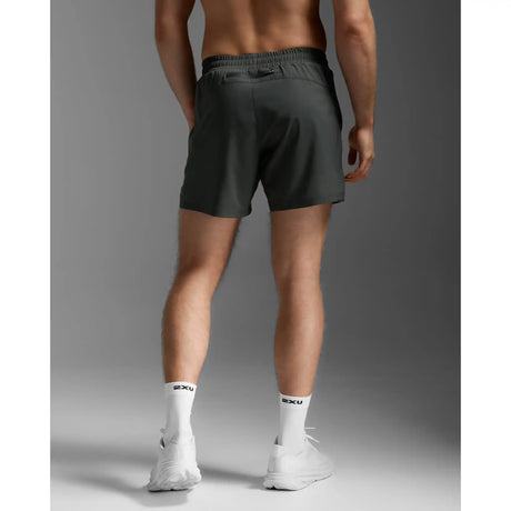 2XU Aero 5 Inch short de course à pied pour homme - Jupiter / Noir réfléchissant