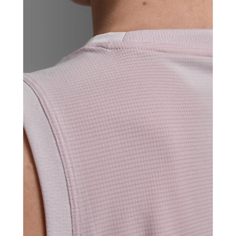 2XU Aero camisole de course à pied femme - Pink Frost / Pink Frost Reflective