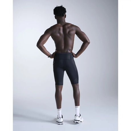 2XU Aero Mesh short homme - Black / Silver Reflective
