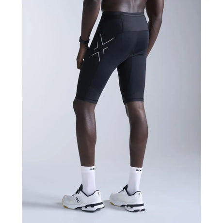 2XU Aero Mesh short homme - Black / Silver Reflective