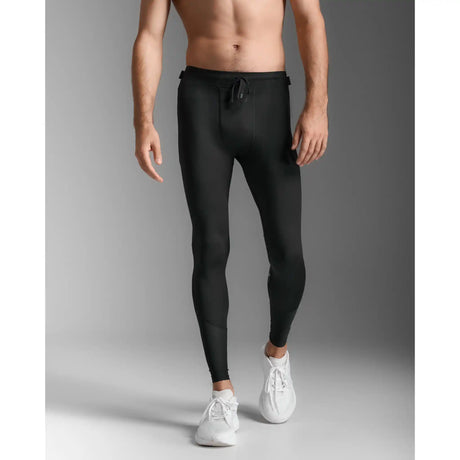 2XU Aero Mesh collants de coure homme - Noir / Argent réfléchissant