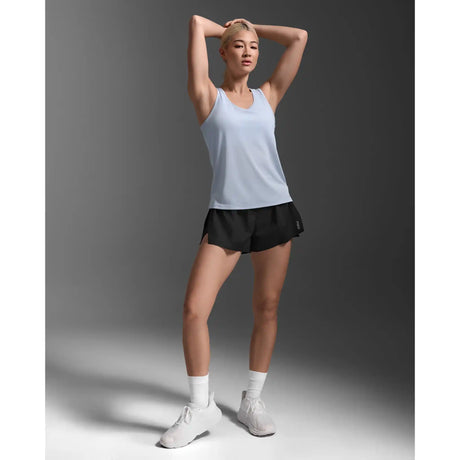 2XU Aero camisole de course à pied femme - Halogen / Halogen Reflective