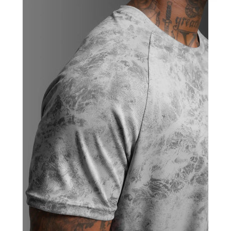 2XU Aero t-shirt de course à pied pour homme- Weathervane / Black  Reflective