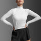 2XU Aero Waffle chandail 1/2 zip de course à pied pour femme - Blanc / Blanc réfléchissant