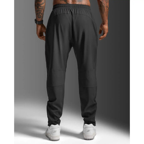 2XU Aero Woven Jogger homme - Noir / Argent réfléchissant