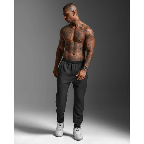 2XU Aero Woven Jogger homme - Noir / Argent réfléchissant