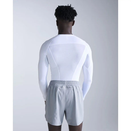 2XU chandail de compression Core manches longues sport homme - Blanc