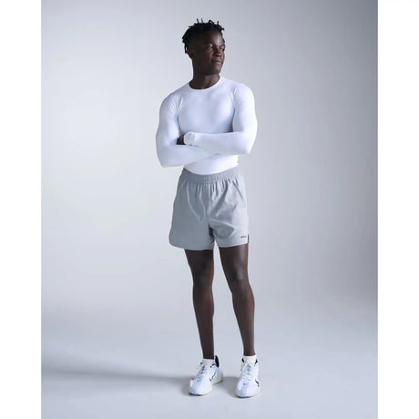 2XU chandail de compression Core manches longues sport homme - Blanc