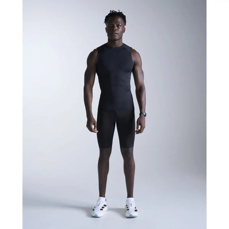2XU Core camisole de compression pour homme - Noir / Argent