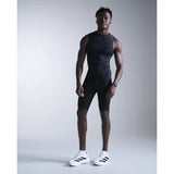 2XU Core camisole de compression pour homme - Noir / Argent
