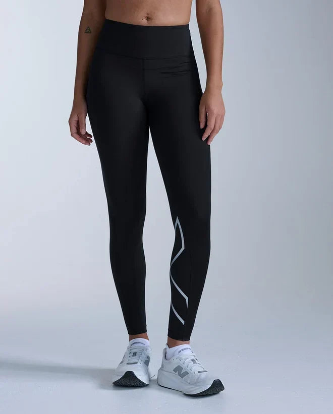 2XU Core Hi-Rise legging de compression taille haute pour femme - Noir / Argent