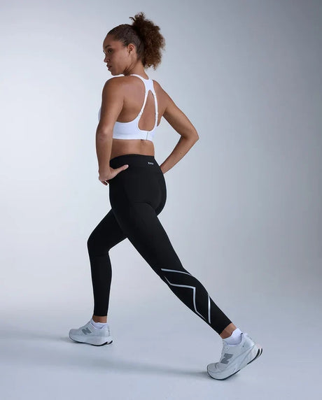 2XU Core Hi-Rise legging de compression taille haute pour femme - Noir / Argent
