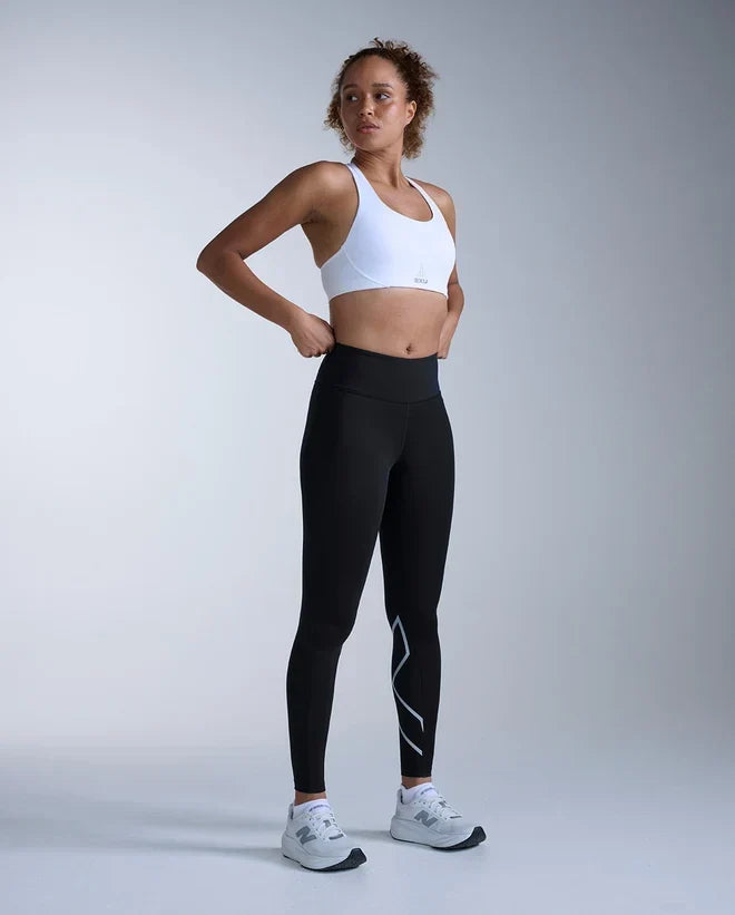 2XU Core Hi-Rise legging de compression taille haute pour femme - Noir / Argent