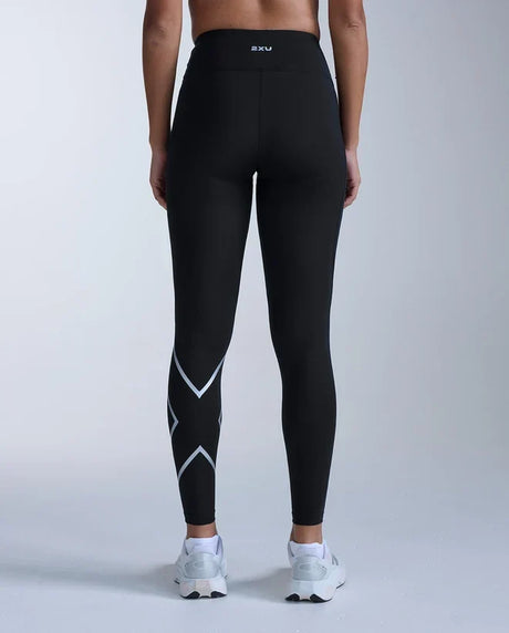 2XU Core Hi-Rise legging de compression taille haute pour femme - Noir / Argent