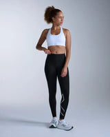 2XU Core Hi-Rise legging de compression taille haute pour femme - Noir / Argent