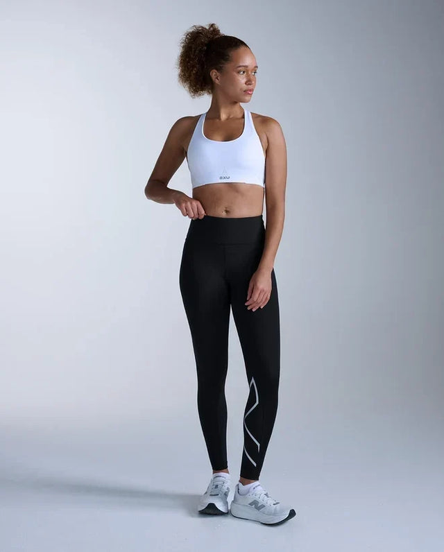 2XU Core Hi-Rise legging de compression taille haute pour femme - Noir / Argent
