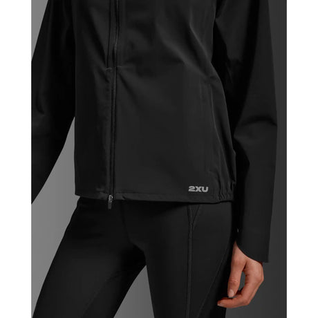 2XU Ignition Shield Jacket femme - Noir / Argent réfléchissant