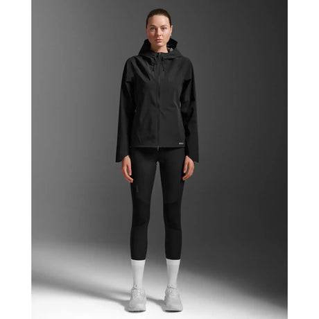 2XU Ignition Shield Jacket femme - Noir / Argent réfléchissant