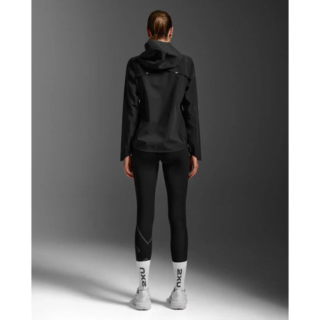 2XU Ignition Shield Jacket femme - Noir / Argent réfléchissant