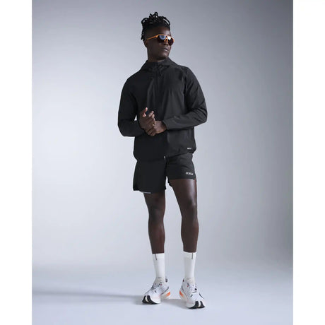 2XU Ignition Shield Jacket homme - Noir / Argent réfléchissant