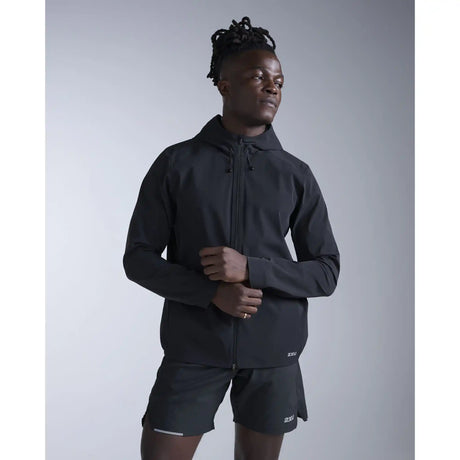 2XU Ignition Shield Jacket homme - Noir / Argent réfléchissant