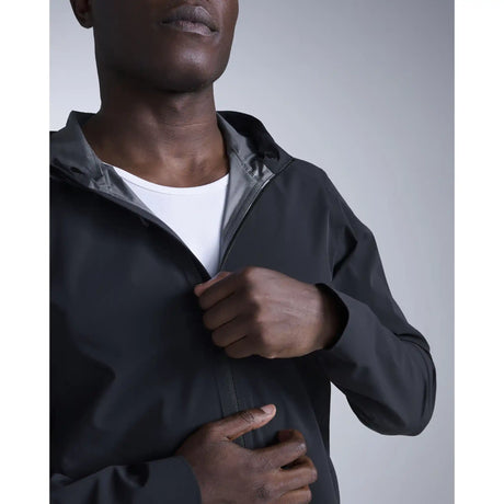 2XU Ignition Shield Jacket homme - Noir / Argent réfléchissant