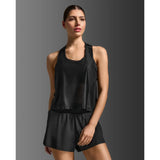 2XU Light Speed React Singlet women's - Black / Black Reflective