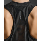 2XU Light Speed React Singlet women's - Black / Black Reflective