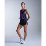 2XU Light Speed React Singlet women's - Violet Mist / Lavender Reflect