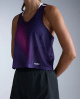 2XU Light Speed React Singlet women's - Violet Mist / Lavender Reflect