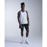 2XU Light Speed React camisole de course homme - Cool Matcha Mist / Black Reflect