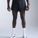 2XU Light Speed Stash short de course 5 pouces pour homme - Noir / Noir réfléchissant