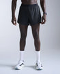 2XU Light Speed Stash short de course 5 pouces pour homme - Noir / Noir réfléchissant