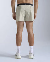 2XU Light Speed Stash short de course 5 pouces pour homme - Pebble / Noir réfléchissant