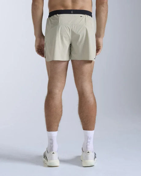 2XU Light Speed Stash short de course 5 pouces pour homme - Pebble / Noir réfléchissant