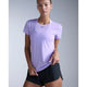 2XU Light Speed Tech t-shirt femme - Lavender / Lavender Reflective