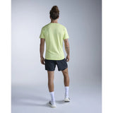 2XU T-shirt de course Light Speed Tech homme - Cool Matcha / Black Reflective