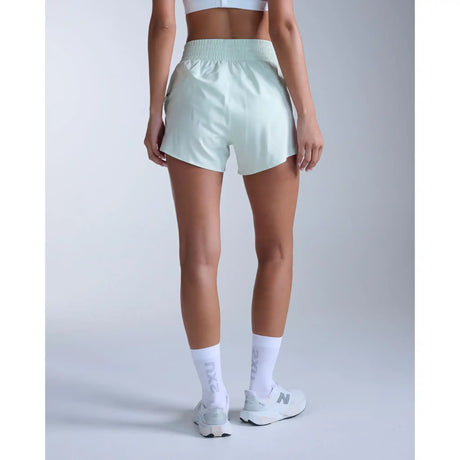 2XU Hi-Rise short 4 pouces femme - Mint Dust / Mint Reflective