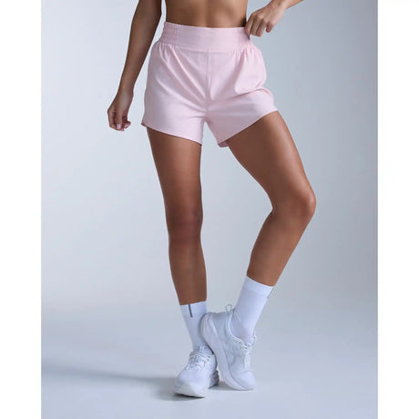 2XU Hi-Rise short 4 pouces femme - Pink Frost / Pink Reflective