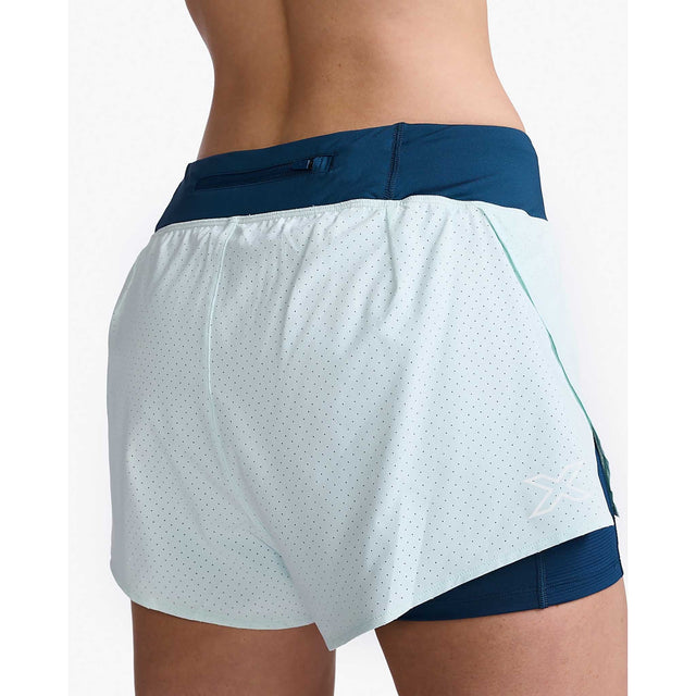 2XU 2XU Aero 2-en-1 4-Inch shorts de course à pied pour femme