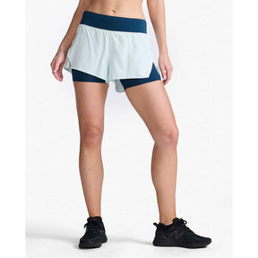 2XU 2XU Aero 2-en-1 4-Inch shorts de course à pied pour femme