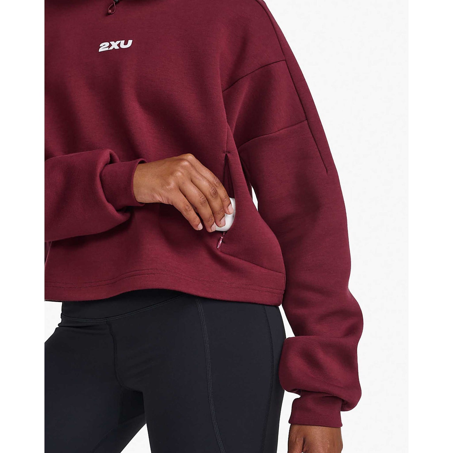 2XU 2XU Form Crop Hoodie chandail court à capuchon pour femme