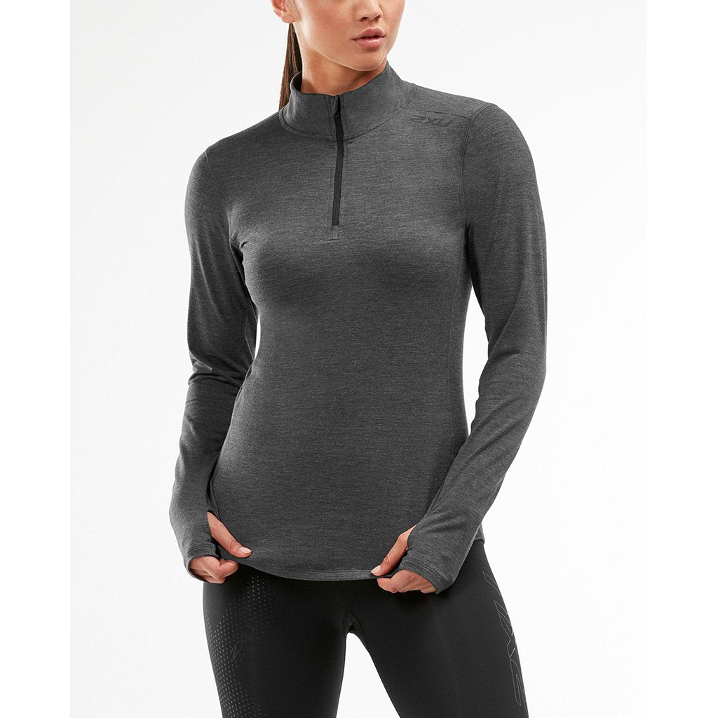 2XU 2XU Heat 1/4 Zip Top chandail de course a pied femme