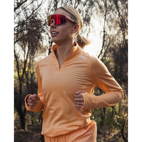 2XU 2XU Ignition 1/4 Zip chandail de course à pied à manches longues pour femme