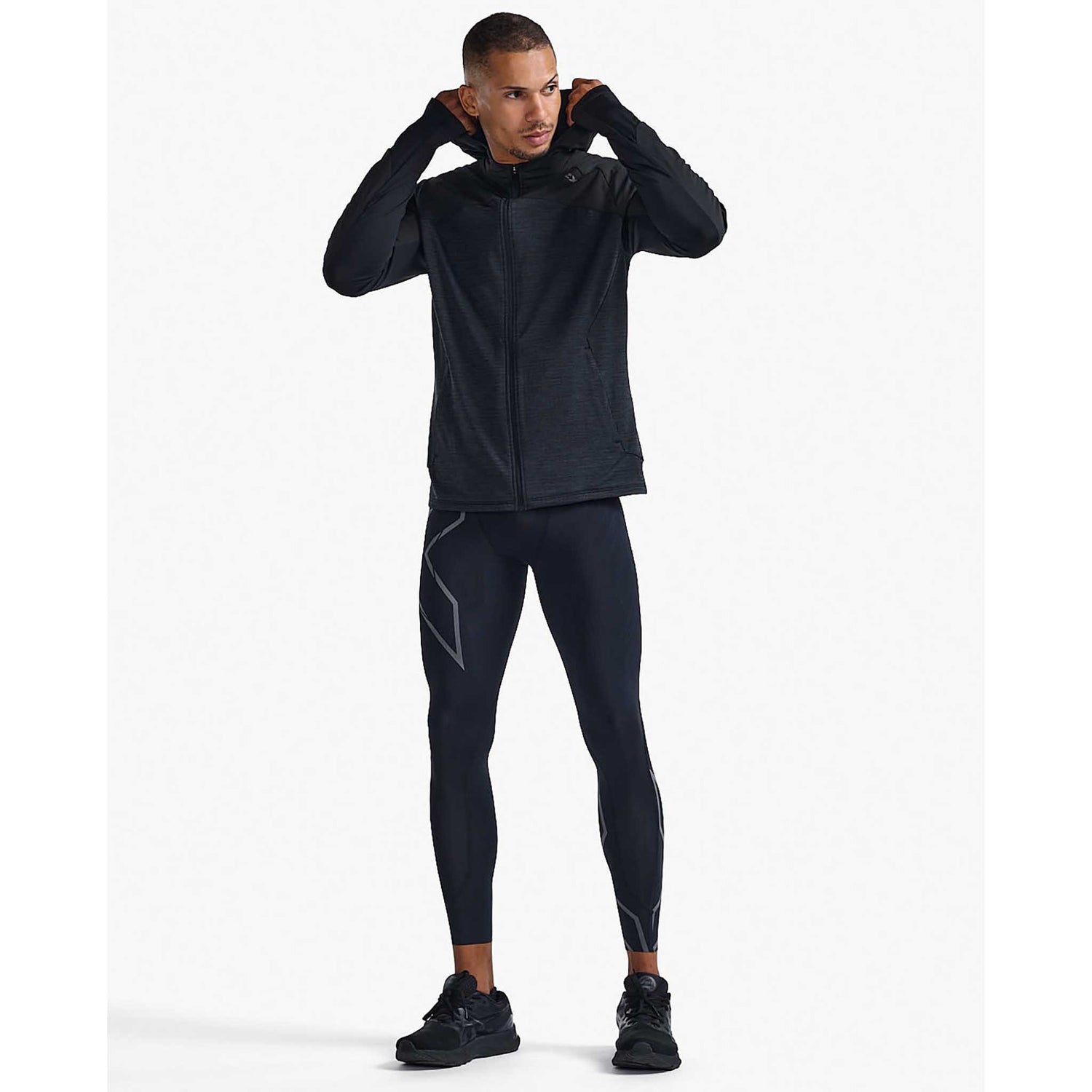 2XU 2XU Ignition Shield Hooded Mid Layer chandail à capuchon pour homme