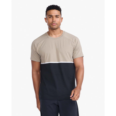 2XU 2XU Motion Colour Block t-shirt de course à pied pour homme