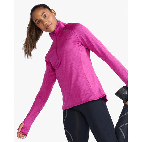 2XU 2XU chandail à manches longues Ignition 1/4 Zip pour femme