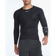 2XU chandail de compression Core manches longues sport homme - Noir