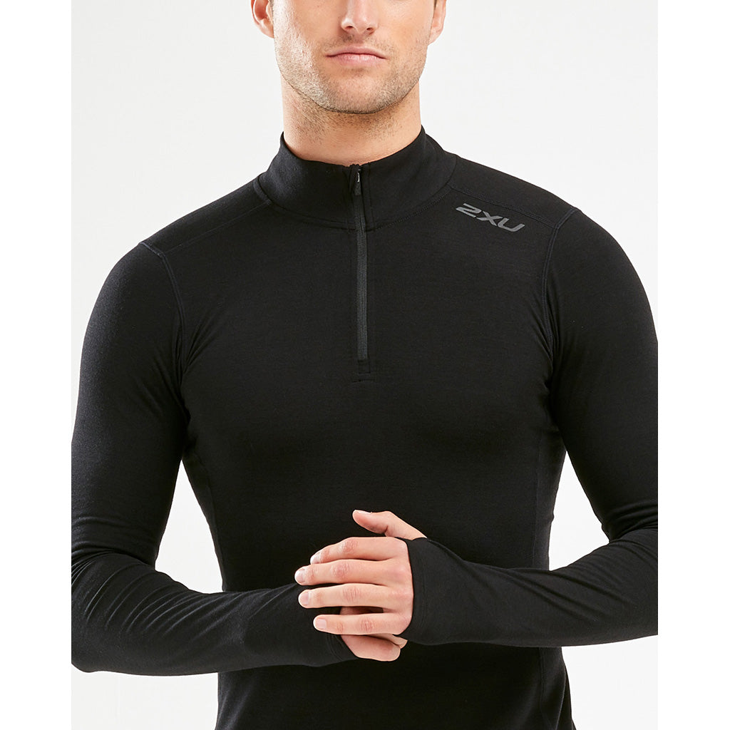 2XU 2XU chandail manches longues Heat 1/4 Zip homme