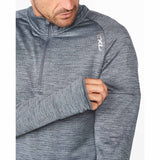 2XU 2XU chandail manches longues Ignition 1/4 Zip de course pour homme